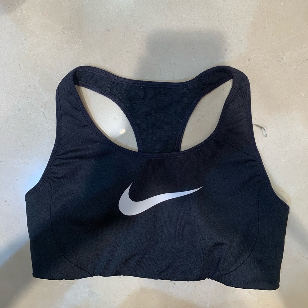 Nike Small Black Sports Bra with Elastic Band